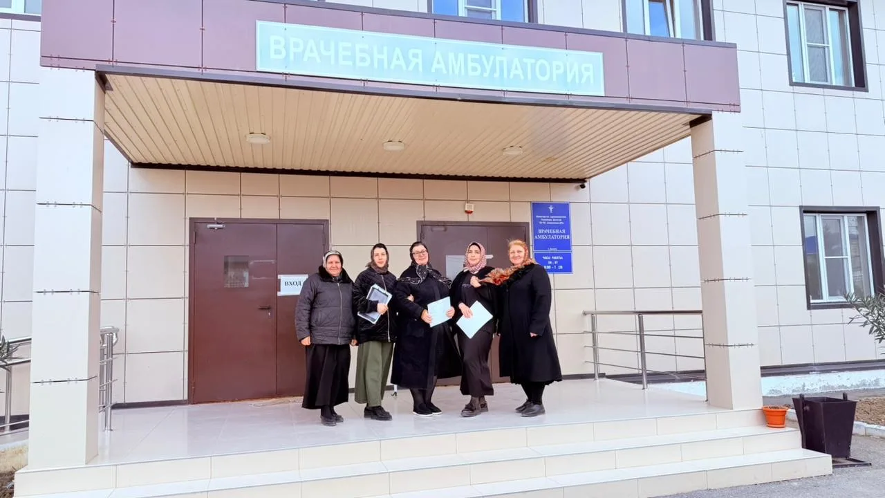 Выездная работа с семьями участников специальной военной операции в с.Дружба.
